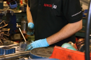 hammer on Speck repair job